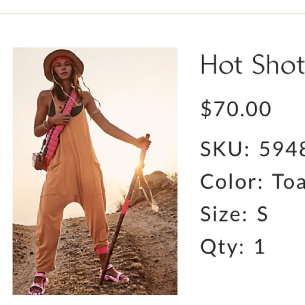 Free people Hot Shot Onsie